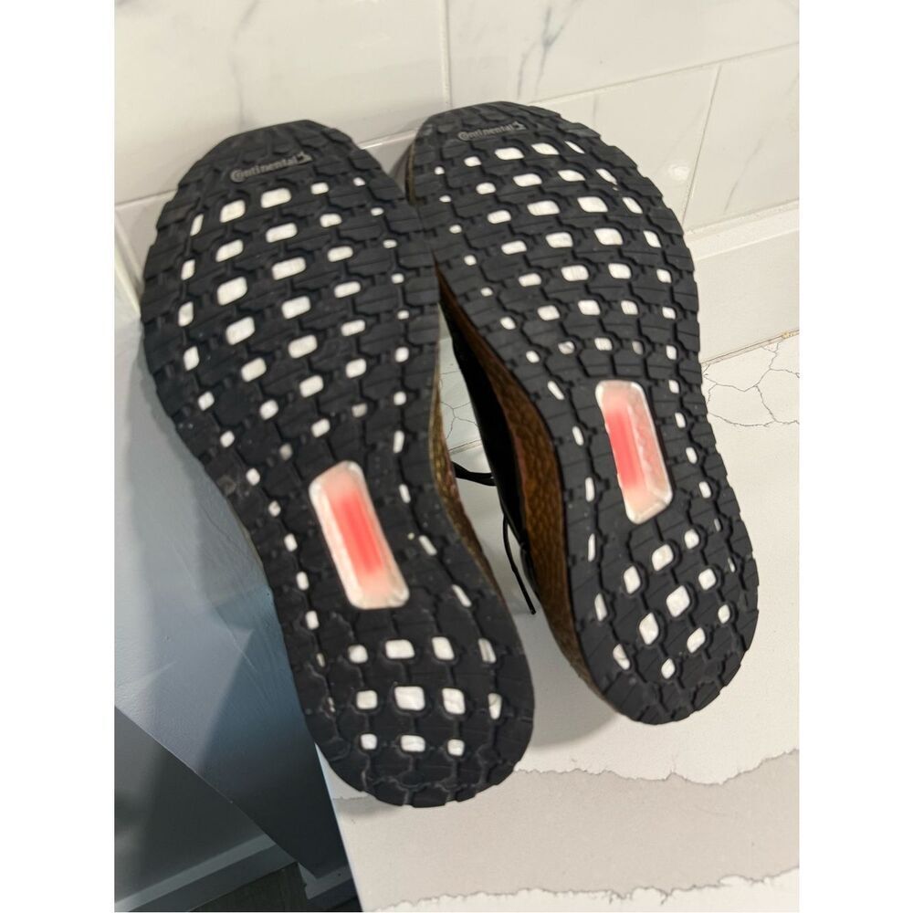 adidas Ultraboost Running Shoe in Black with Iridescent Rose-Gold Midsole - Picture 9 of 11